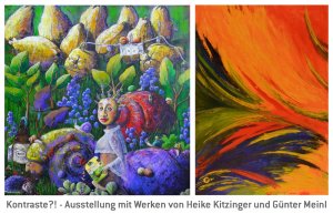 Kontraste?! - Ausstellung von Heike Kitzinger und Günter Meinl